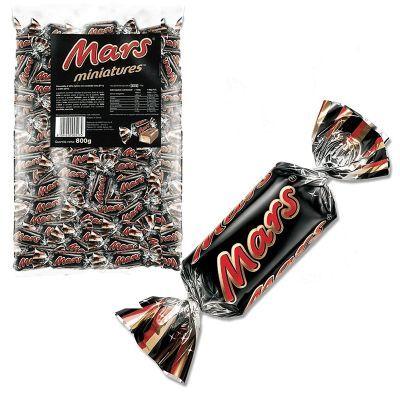 Mini Mars Miniatures 80 cioccolatini caramello e mou 800 gr
